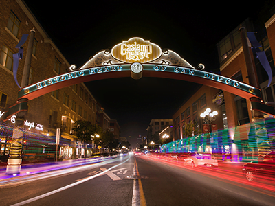 San Diego Gaslamp Timelapse photo